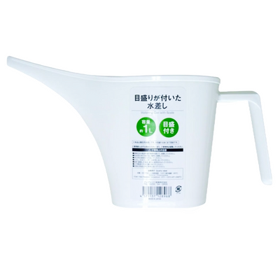 TIS WATER JUG WITH SCALE 1L WHITE　