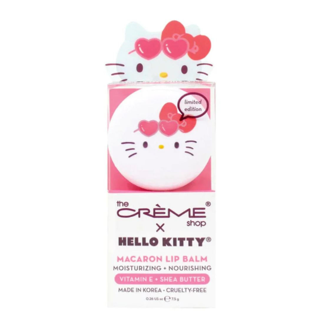TCS HELLO KITTY MACARON LIP BALM SRWAWBERRY MILKSHAKE