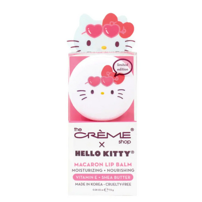 TCS HELLO KITTY MACARON LIP BALM SRWAWBERRY MILKSHAKE