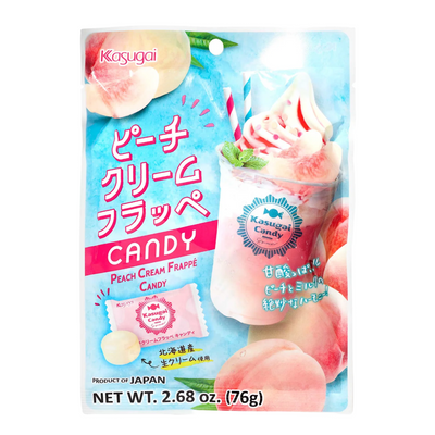 KASUGAI PEACH CREAM FRAPPE CANDY