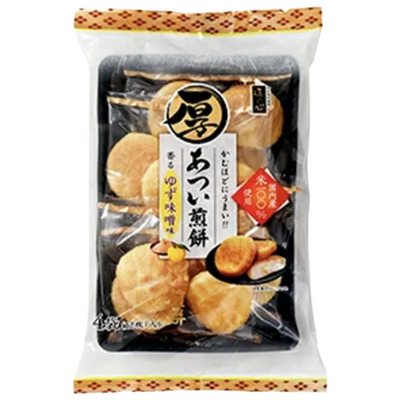 MARUHIKO THIC RICE CRACKER YUZU MIZO