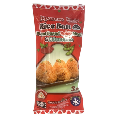 SK JAPANESE RICE BALL PLANT BASED SPICY MEAT & EDAMAME Reg.$5.99