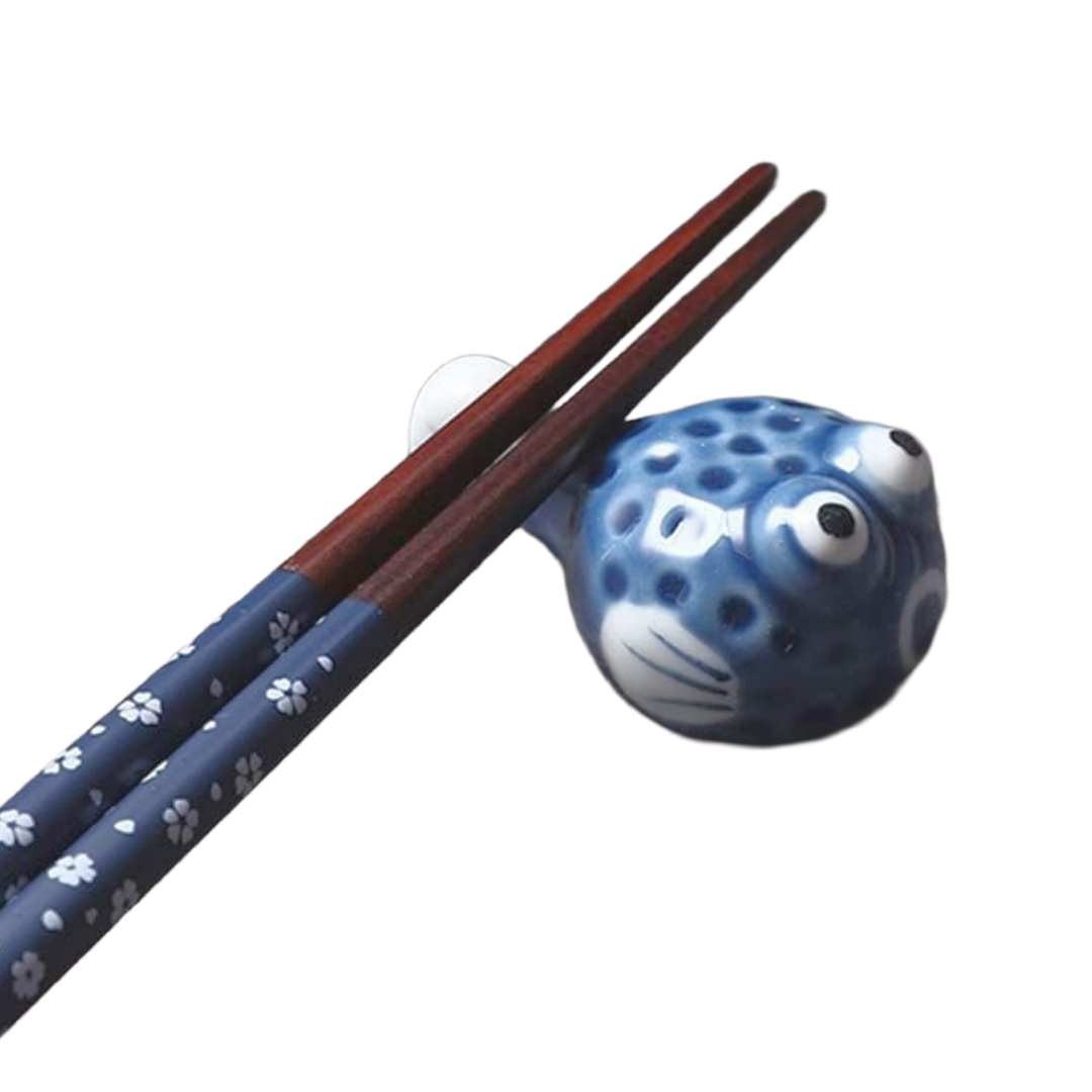 CHOPSTICKS REST PUFFER FISH 1P