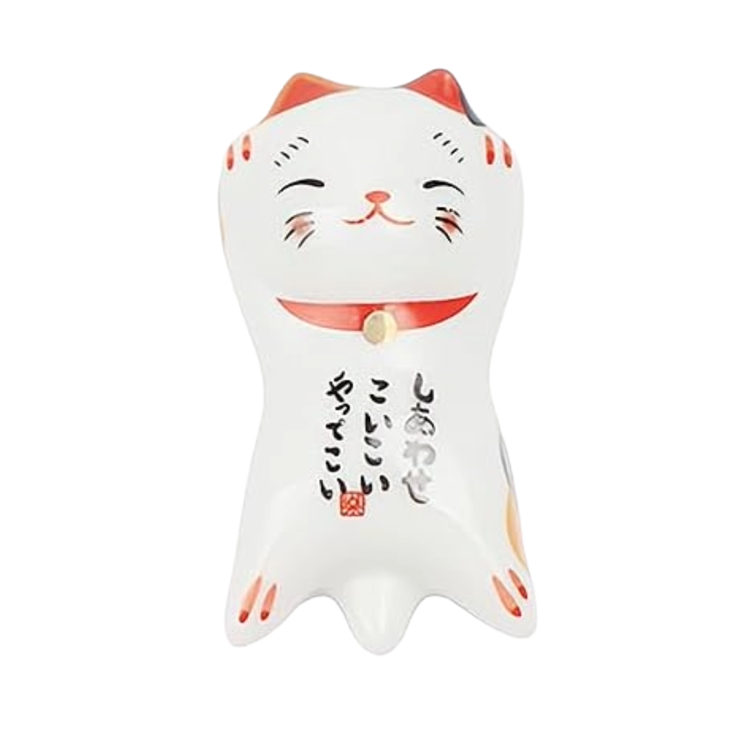 CHOPSTICKS REST CAT HAPPY COME  1P