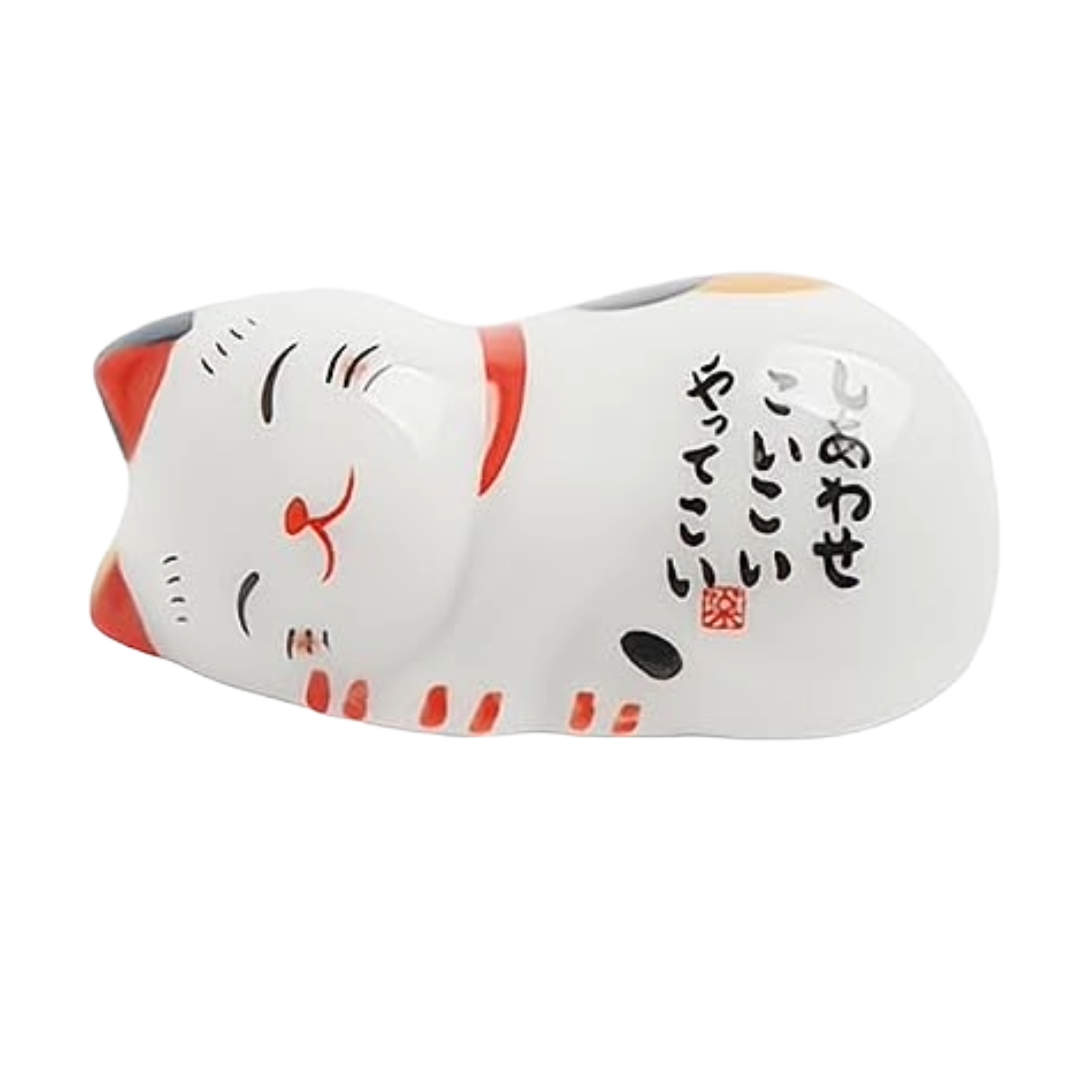 CHOPSTICKS REST CAT HAPPY COME  1P