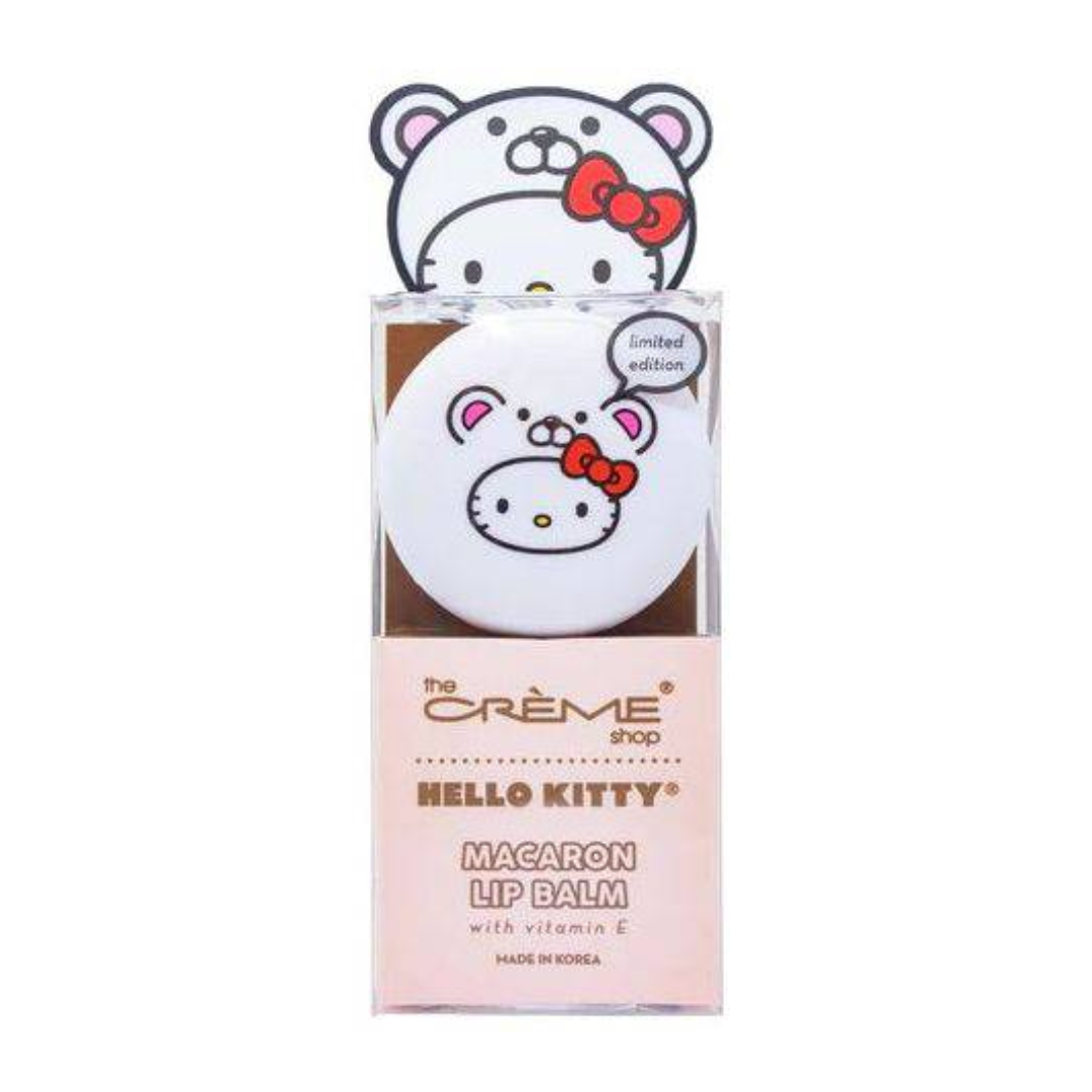TCS HELLO KITTY TEDDY BEAR MACARON LIP BALM WHITE CHOCOLATE