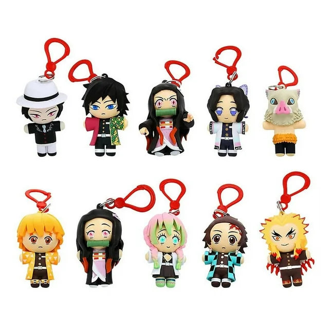 KIMETSU DEMON SLAYER  CLIP HANGERS MASCOT