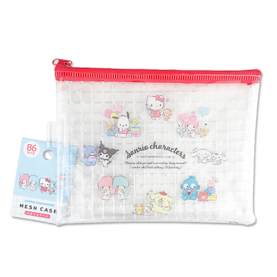 MESH CASE SANRIO CHARACTERS 20X15CM