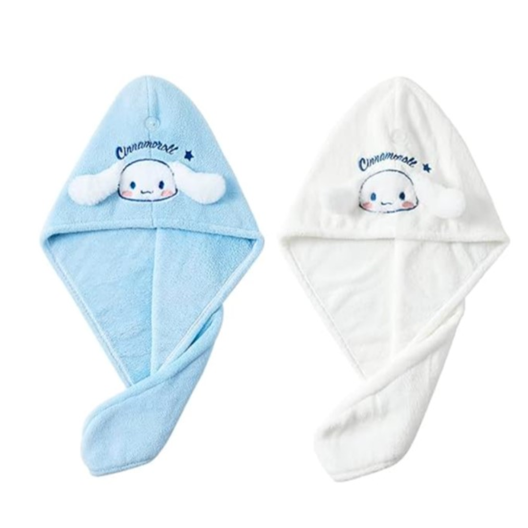 SANRIO MICROFIBER HAIR TURBAN CINNAMOROLL BLUE