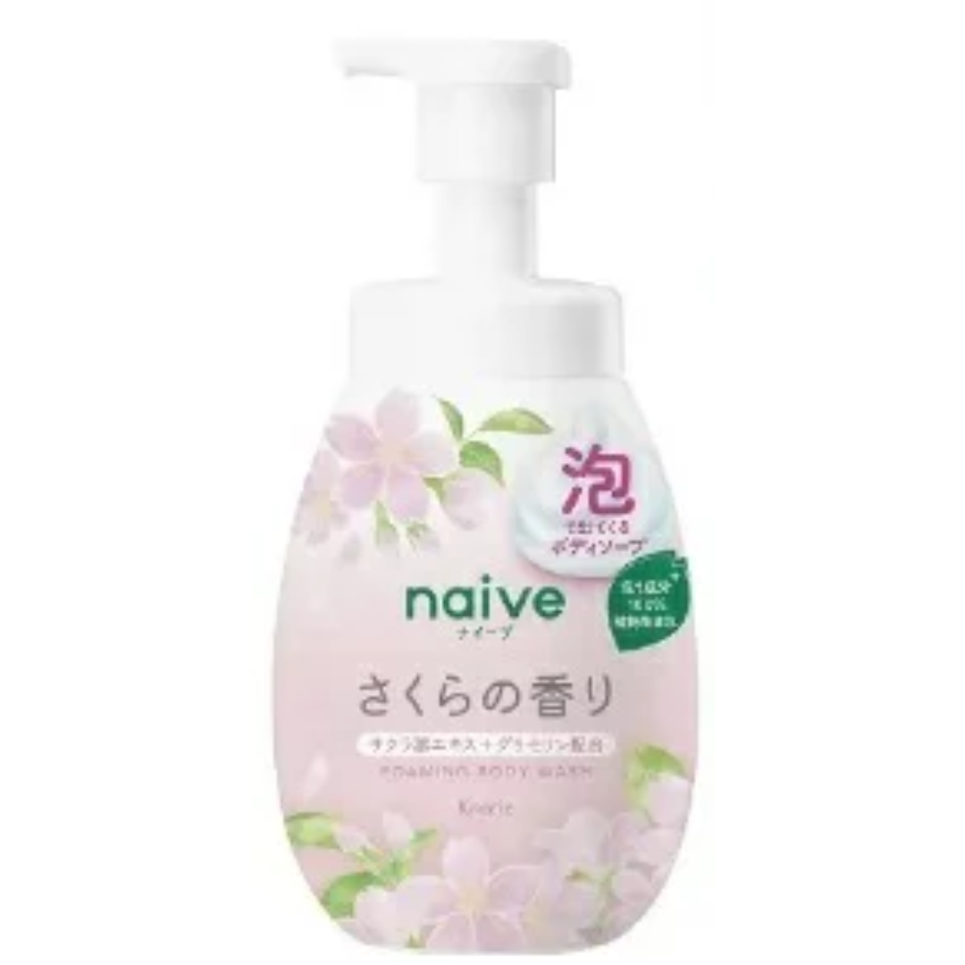 KRACIE NAIVE FOAMING BODY SOAP PUMP SAKURA