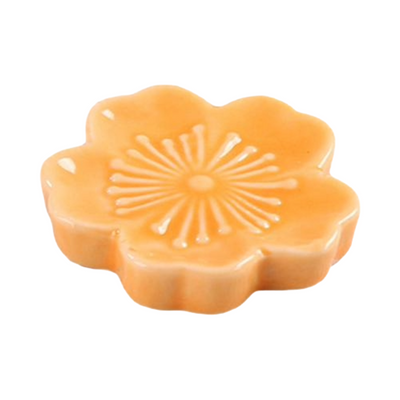 CHOPSTICK REST ORANGE SAKURA BLOSSOM 1P