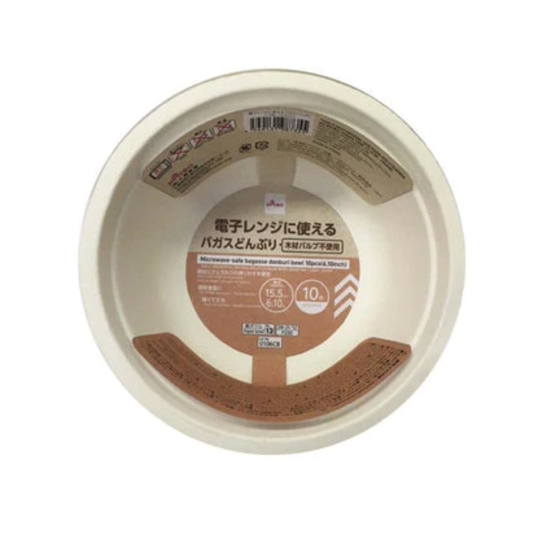 MICROWAVE SAFE BAGASSE BOWL 20PCS 4.33IN