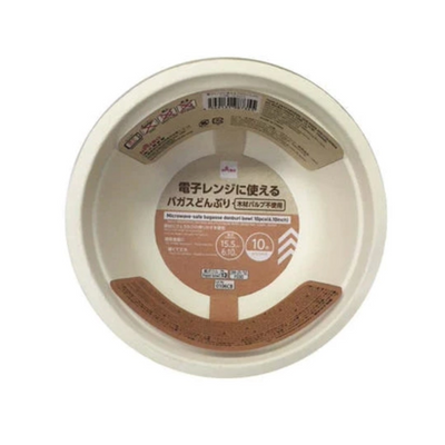 MICROWAVE SAFE BAGASSE BOWL 20PCS 4.33IN