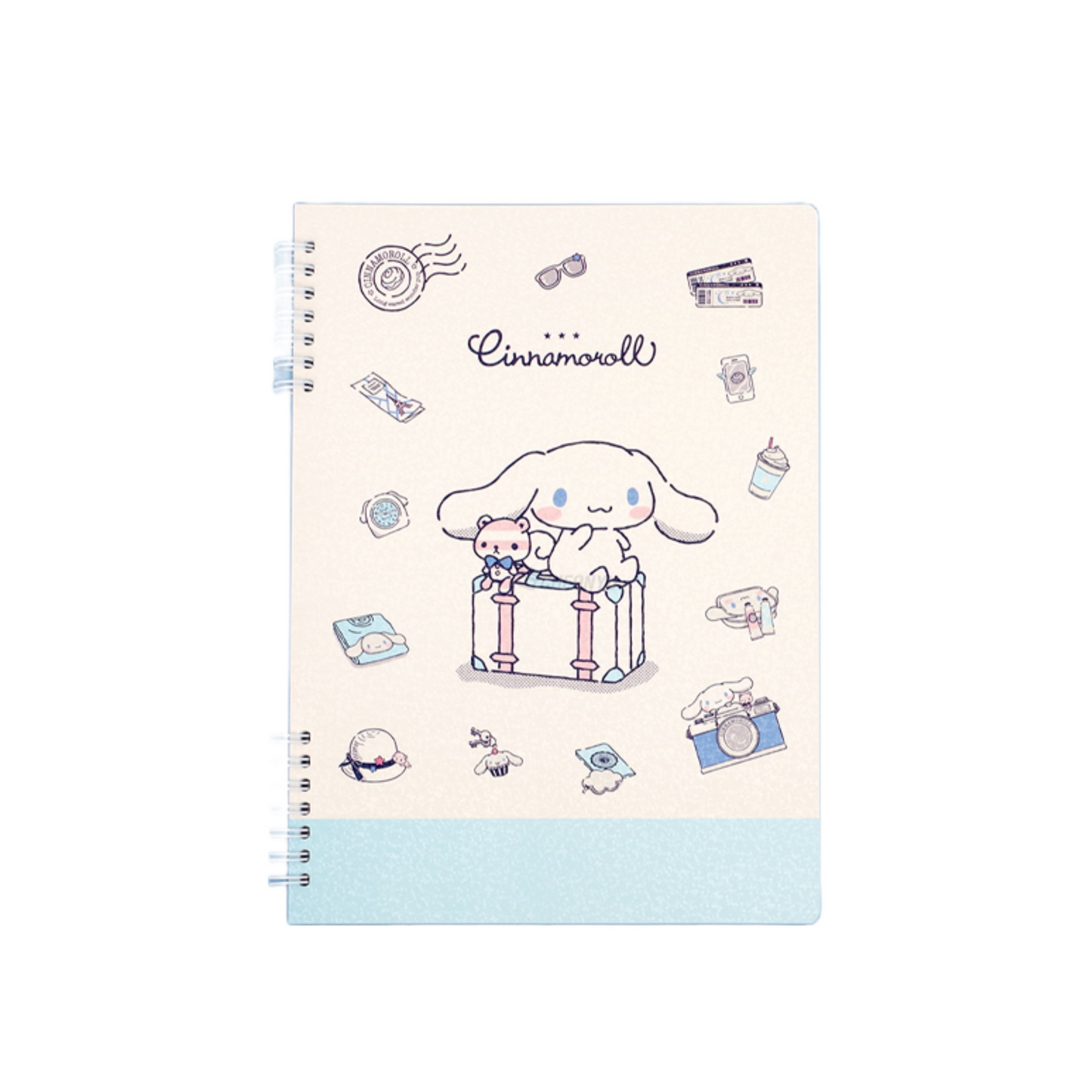 SANRIO  WHITE  CINNAMOROLL  2 TIER SPRING NOTE