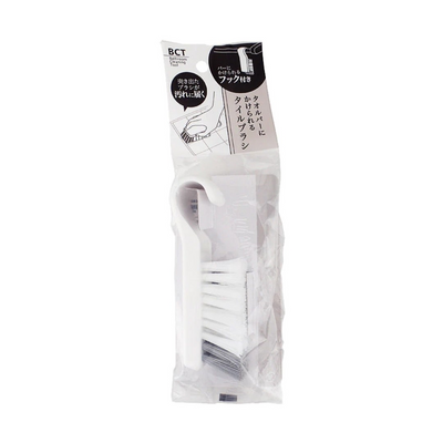 CAN BE HUNG ON A TOWEL BAR TILE BRUSH