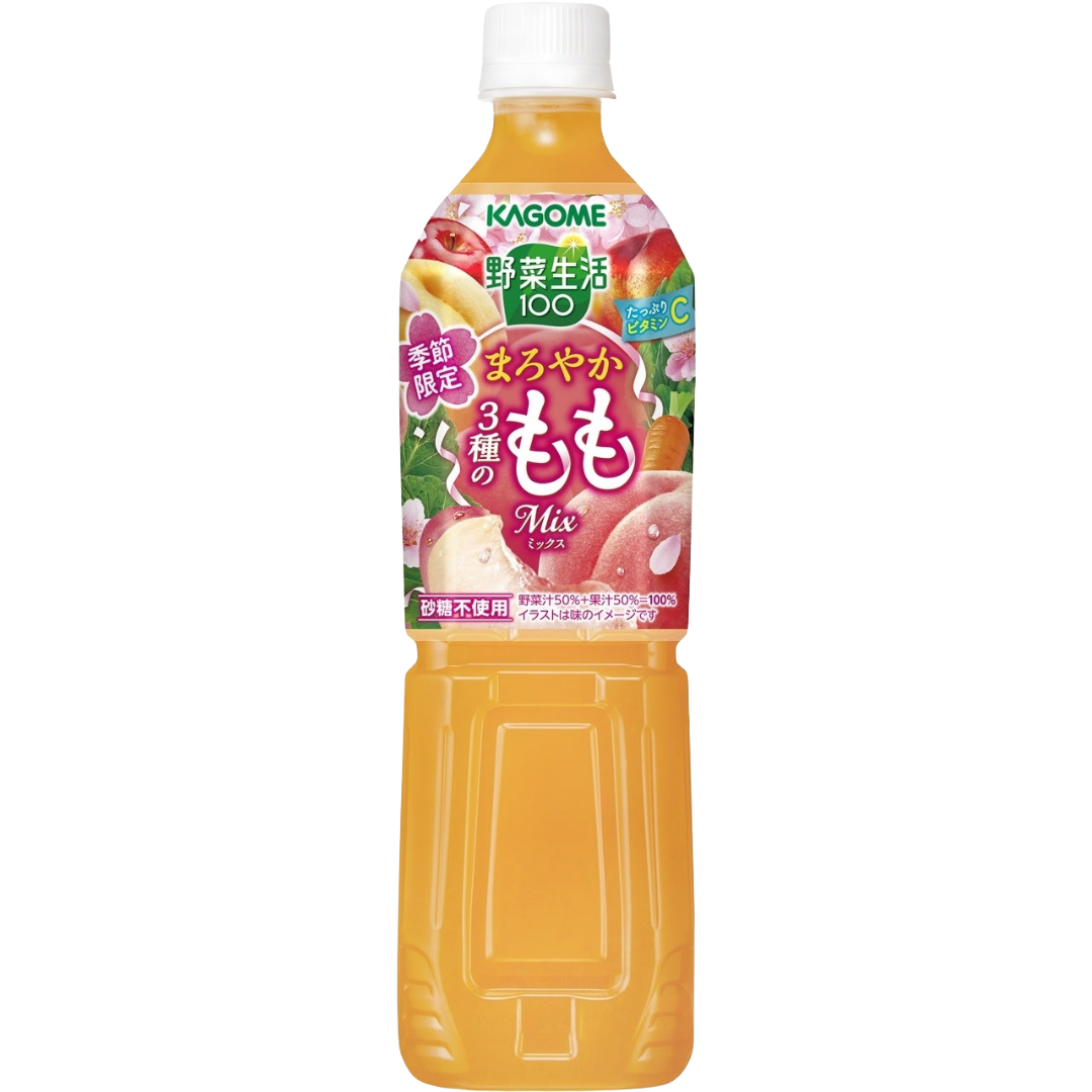 SALE! KAGOME YASAI SEIKATSU PEACH MIX 720ML Reg. $4.99