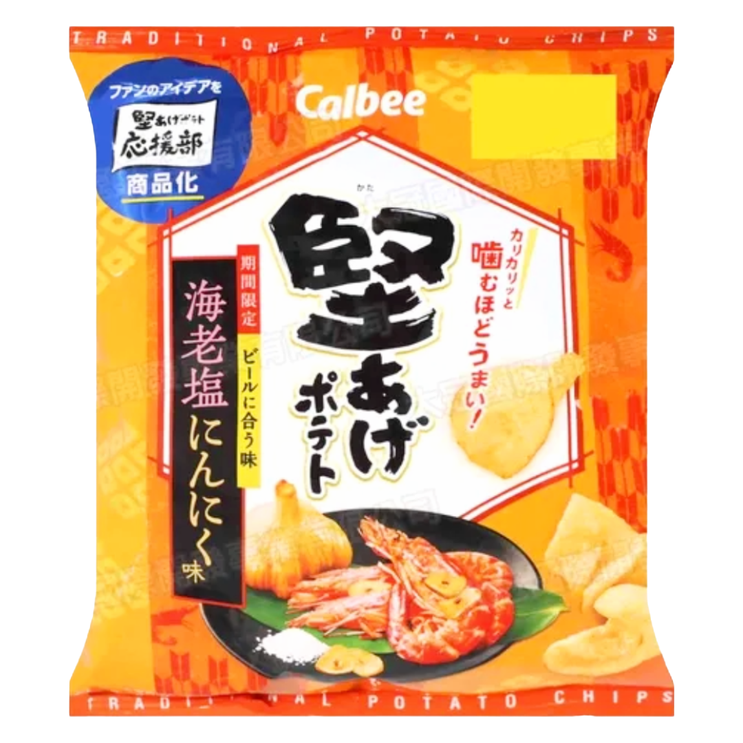 CALBEE KATAAGE POPATO SHRIMP SALT GARLIC