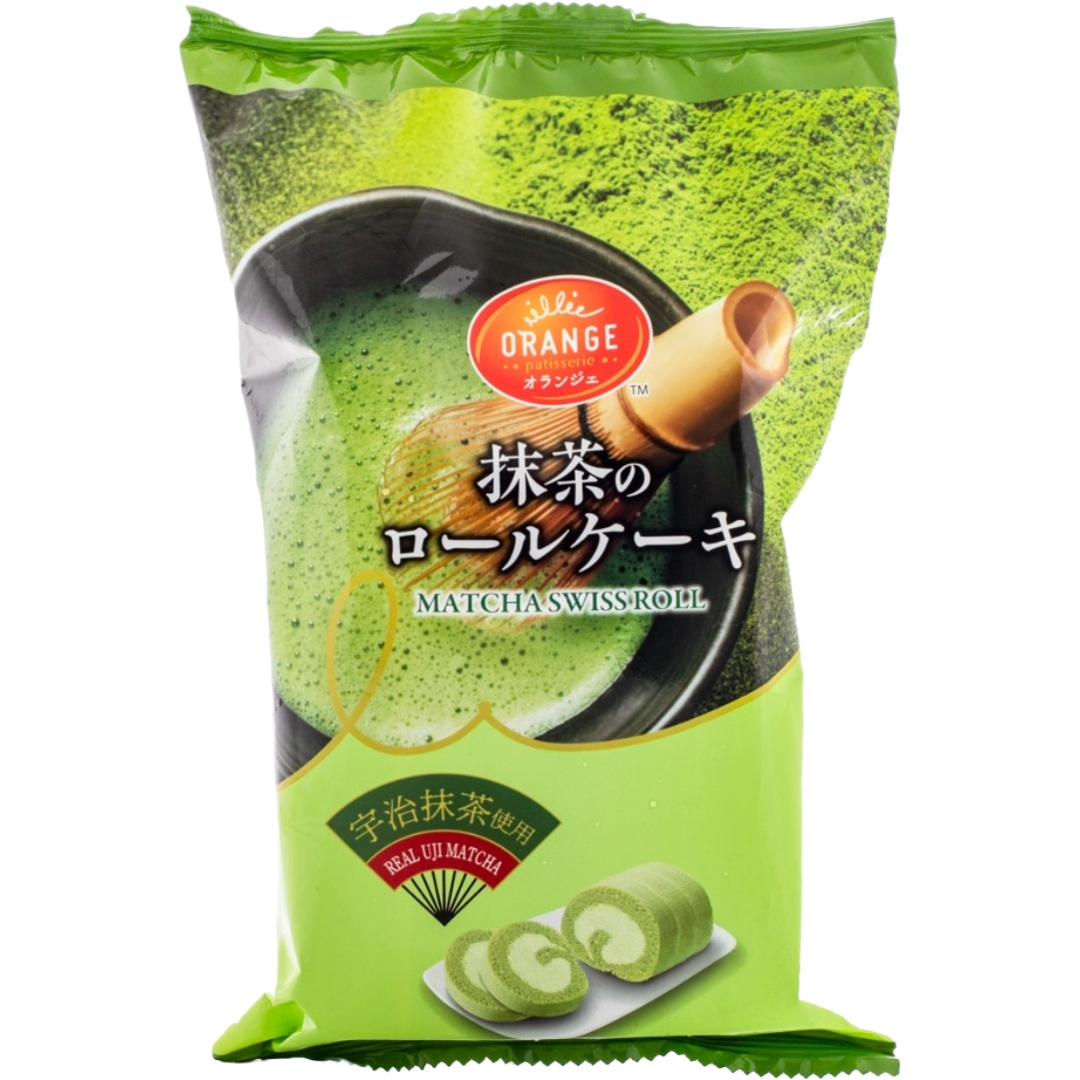 ORANGE SWISS ROLL MATCHA
