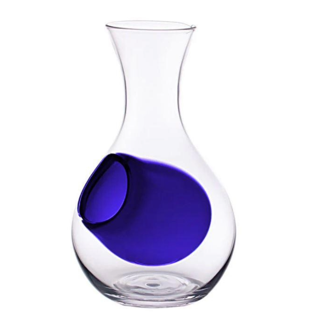POCKET CARAFE BLUE GLASS 9OZ