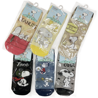 PEANUTS SNOOPY SOCKS 2P SET 20-24CM