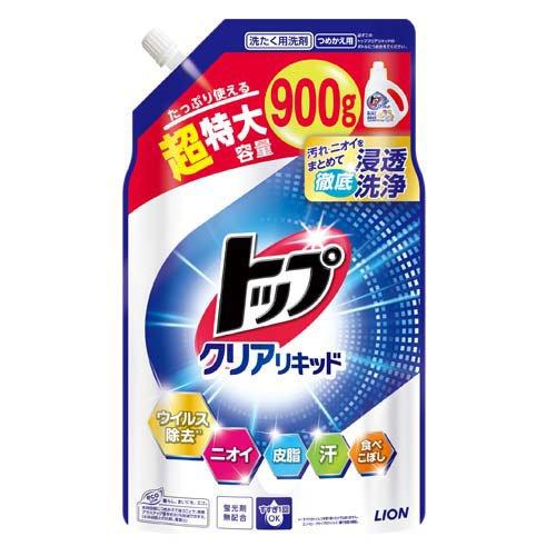 LION TOP CLEAR LIQUID DETERGENT REFILL 900G