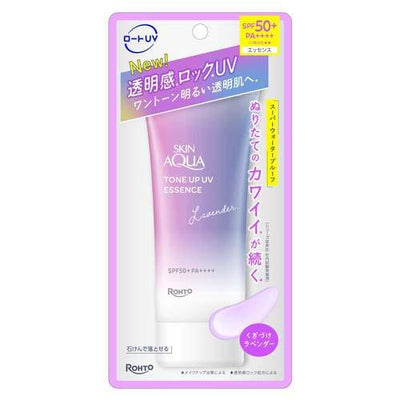 UV ROHTO SKIN AQUA TONE UP ESSENCE SPE50+ LAVENDER