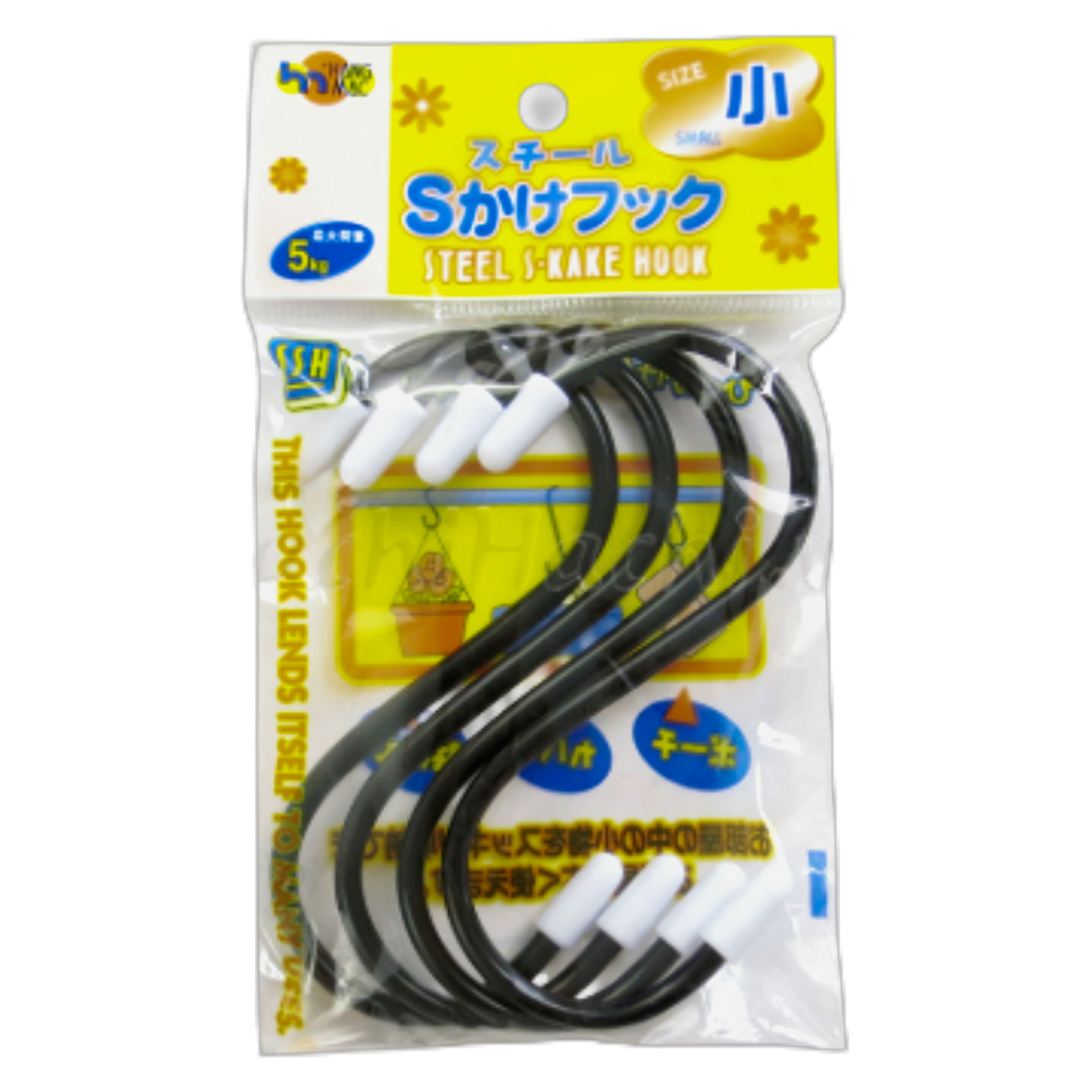 STEEL S-LINE HOOKS SMALL 4P