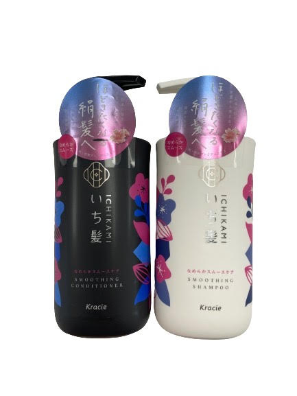 KRACIE ICHIKAMI SMOOTHING CARE SHAMPOO CONDITIONER SET – HANAMARU
