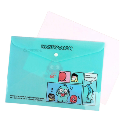 SANRIO SNAP BUTTON ENVELOP HANGYODON 31X22 CM