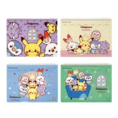 MONTHLY PLANNER POKEMON POKEPEACE