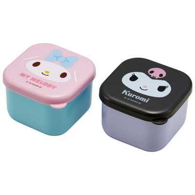 SKATER MINI BOX 130ML 2PC SET MY MELODY KUROMI