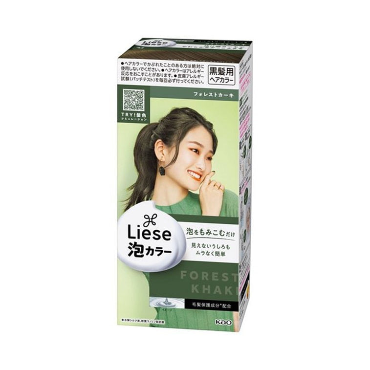 KAO LIESE BUBBLE HAIR COLOR FOREST KHAKI