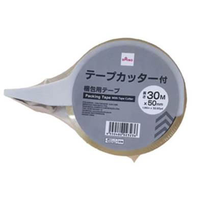 PACKING TAPE WITH TAPE CUTTER 1.96INX32.8YD