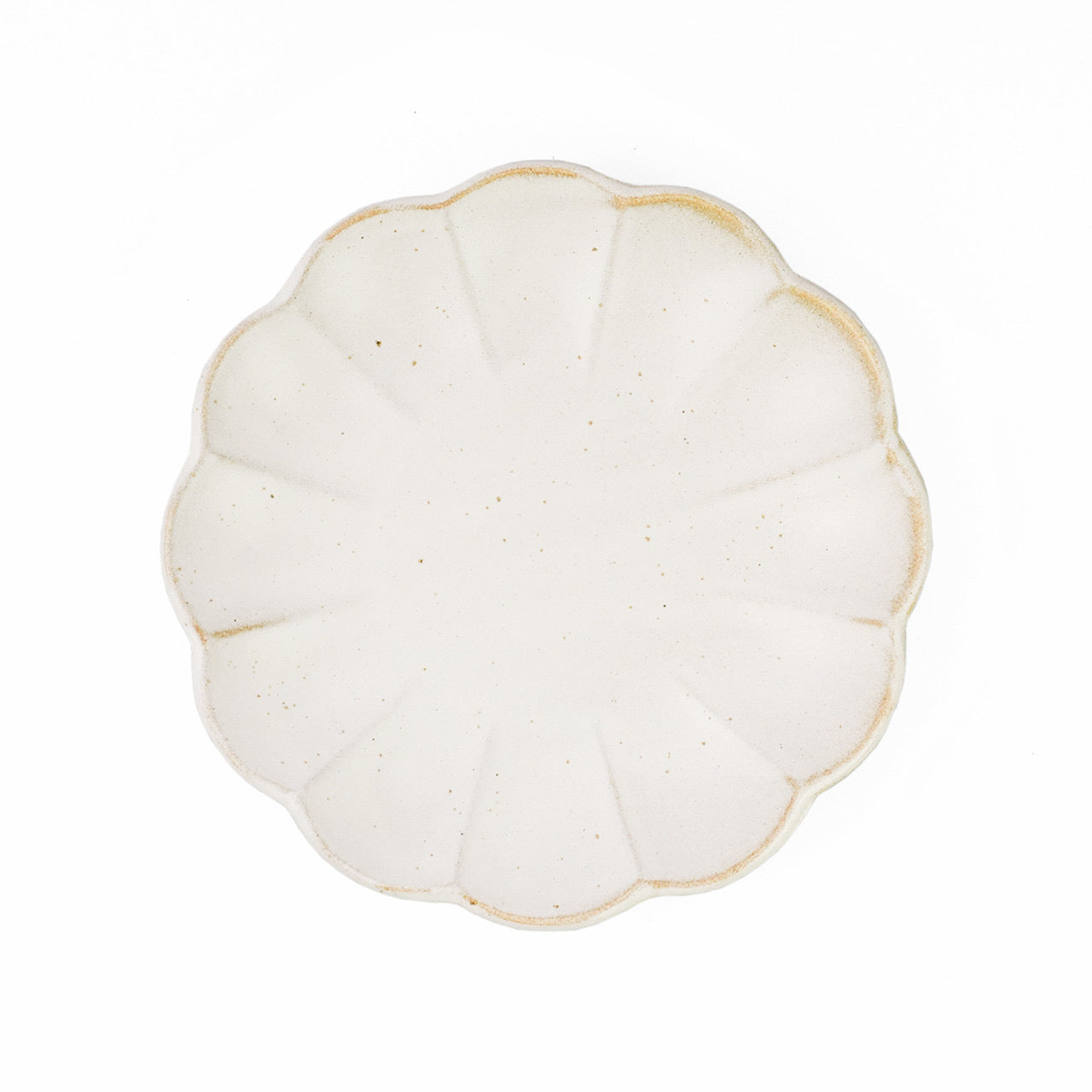 KIKKA DAISY KOBIKI IVORY APPETIZER PLATE 5.6 DIA