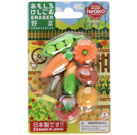 ER-BRI023 IWAKO ERASER VEGETABLES