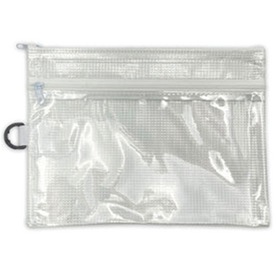 HANDY MESH POUCH W ZIPPER A5
