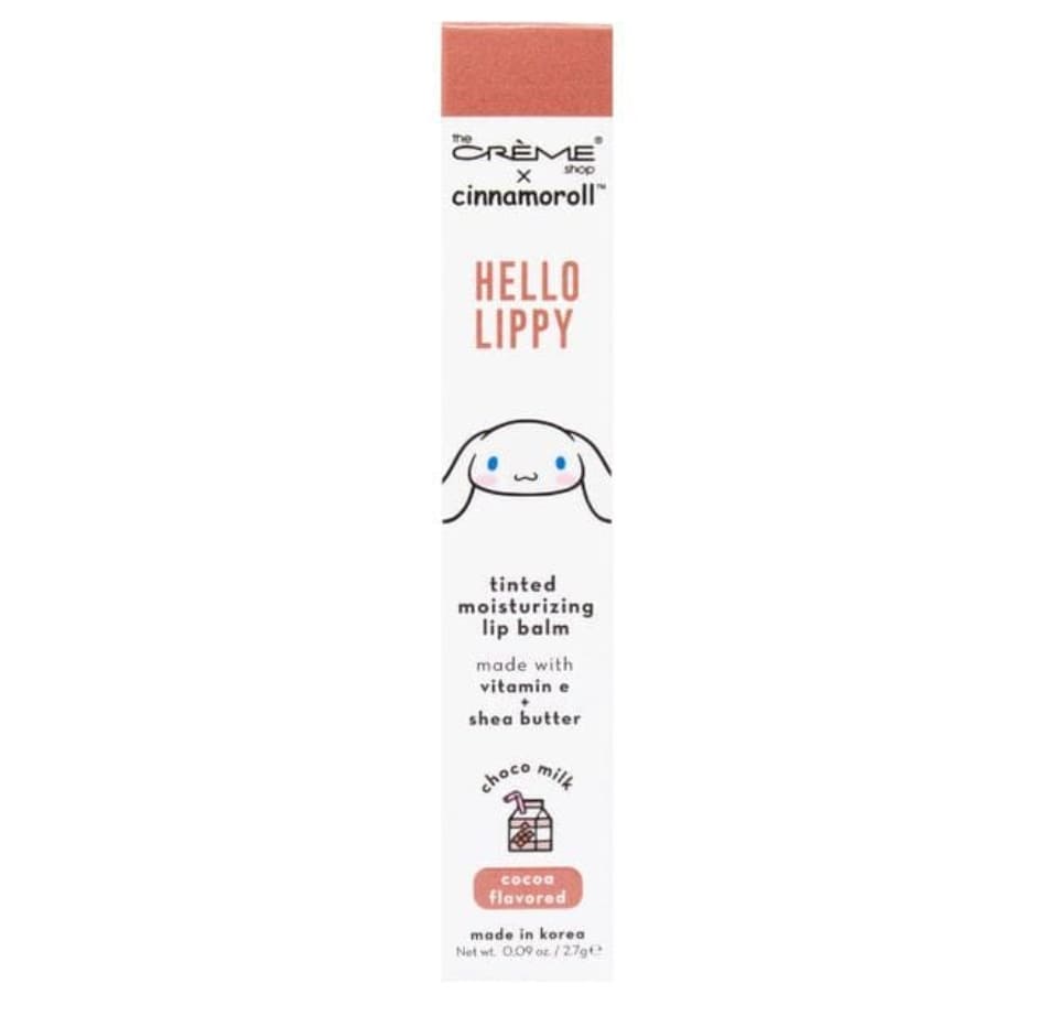 TCS CINNAMOROLL HELLO LIPPY TINTED MOISTURIZING LIP BALM CHOCO MILK