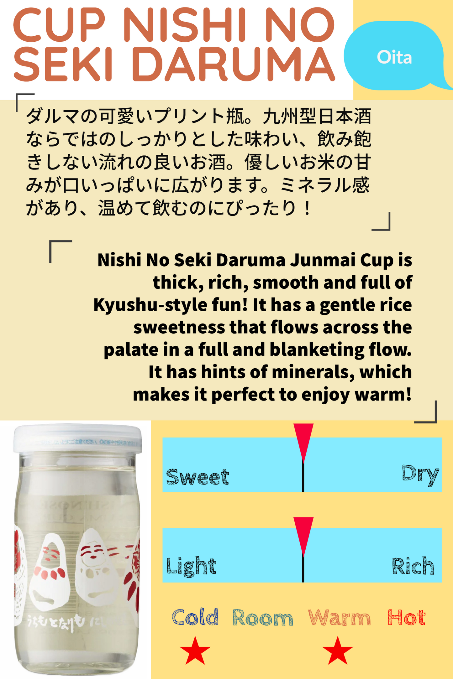 CUP NISHI NO SEKI DARUMA