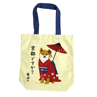FRIENDSHILL A4 TOTE BAG KYOTO MAIKO NATURAL