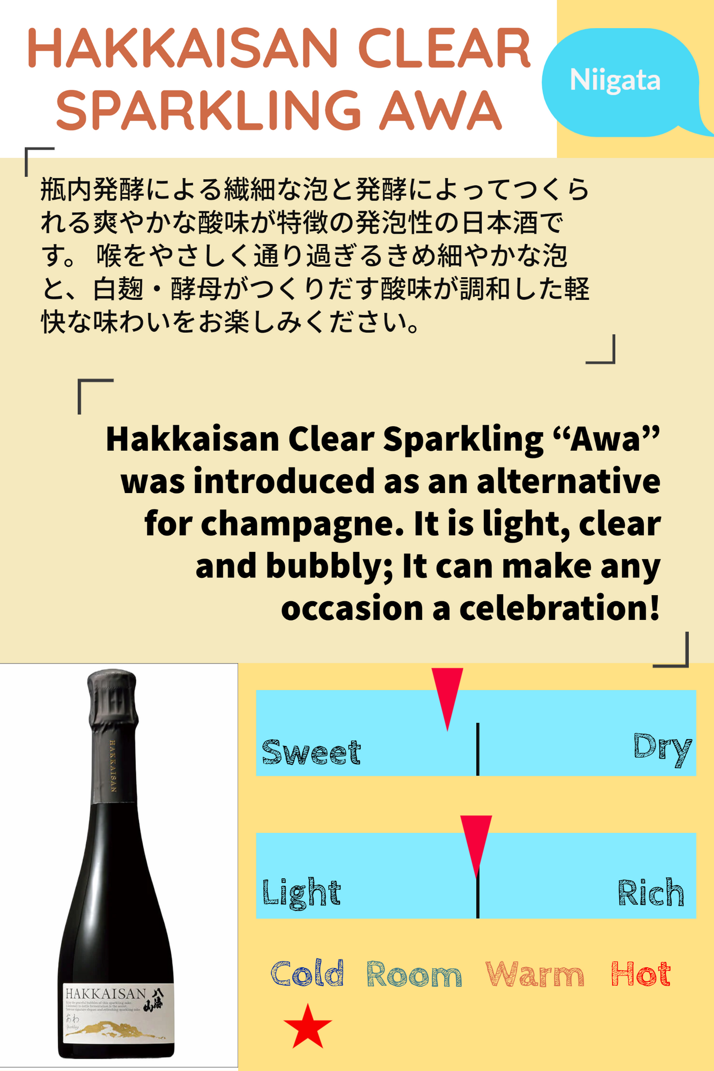 HAKKAISAN CLEAR SPARKLING AWA 360 ML