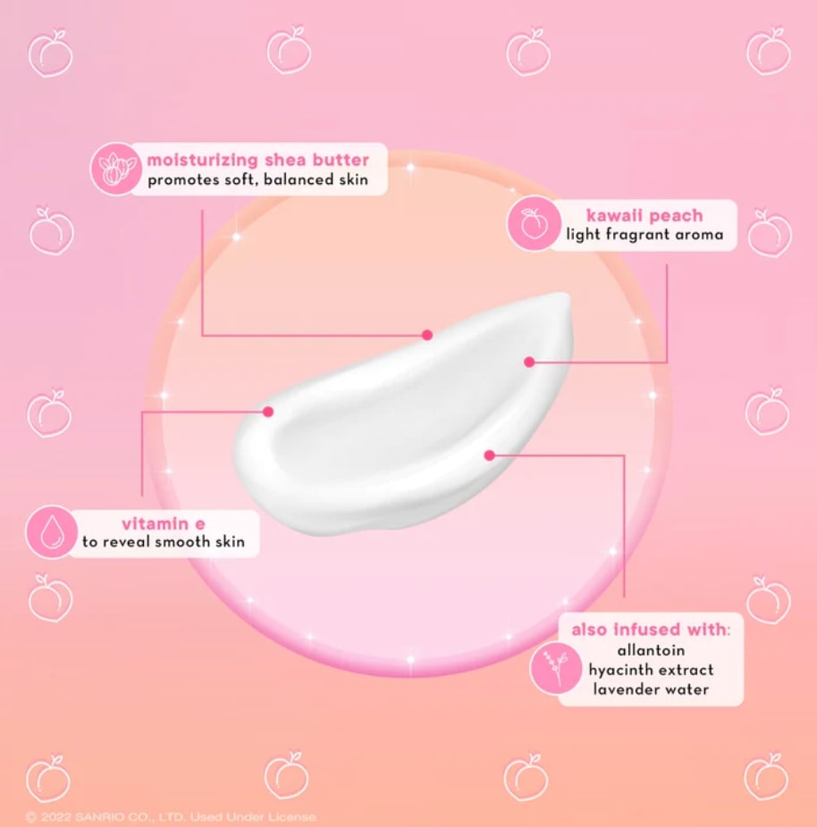 TCS HELLO KITTY HAND CREAM KAWAII PEACH