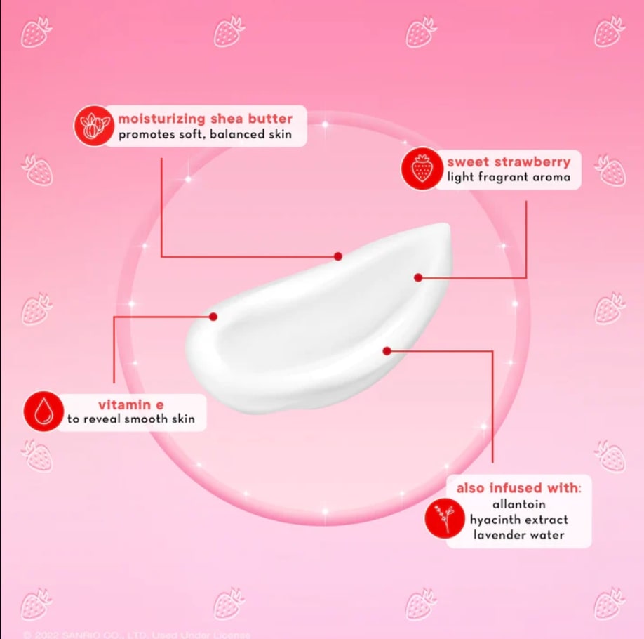 TCS HELLO KITTY HAND CREAM SWEET STRAWBERRY