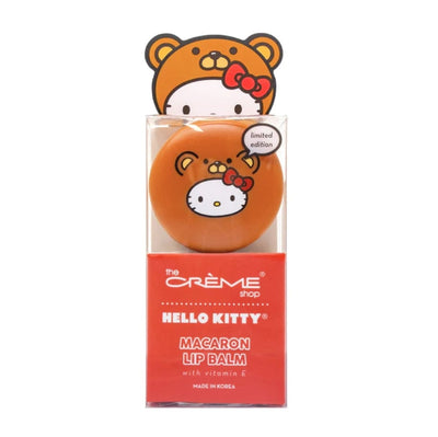 TCS HELLO KITTY TEDDY BEAR MACARON LIP BALM RED VELVET