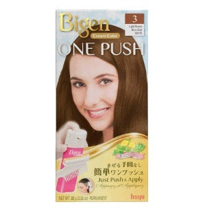 HOYU BIGEN ONE PUSH #3 LIGHT BROWN