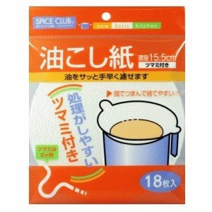 DAIWA SPICE CLUB OIL FILTER PAPER 18PC