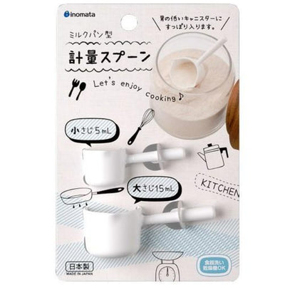 INOMATA 1137 PLASTIC MEASURING MINI SPOON WHITE