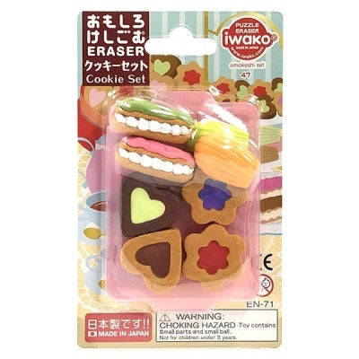 ER-BRI052 IWAKO ERASER COOKIE SET