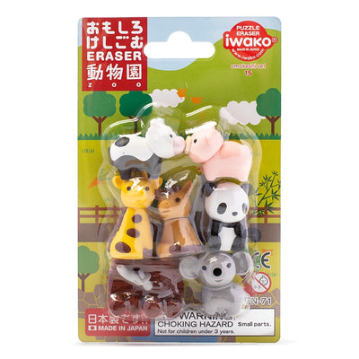 ER-BRI018 IWAKO ERASER ZOO