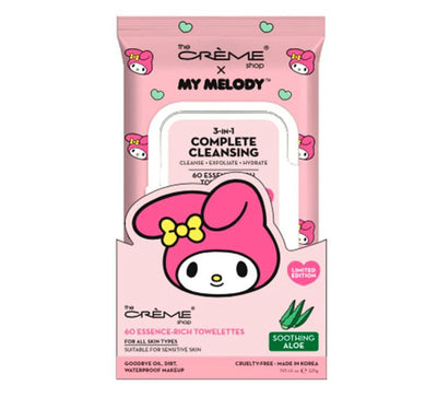 TCS MY MELODY CLEANSING TOWELTTES 60T SMOOTHING ALOE