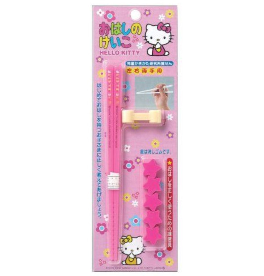 OSK HELLO KITTY TRAINING CHOPSTICKS